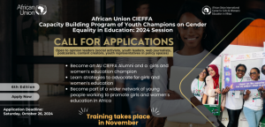 African Union CIEFFA 6th Youth Capacity Building Program 2024